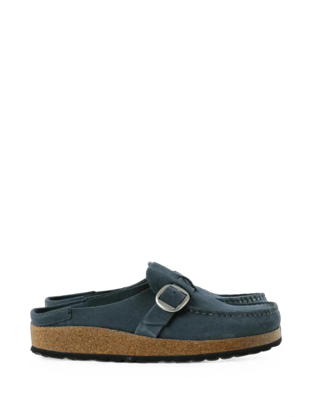 Birkenstock Buckley Suede Mules In Blue
