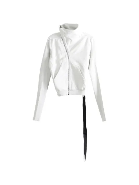 Rick Owens DRKSHDW sweatshirt med asymmetrisk lynlås
