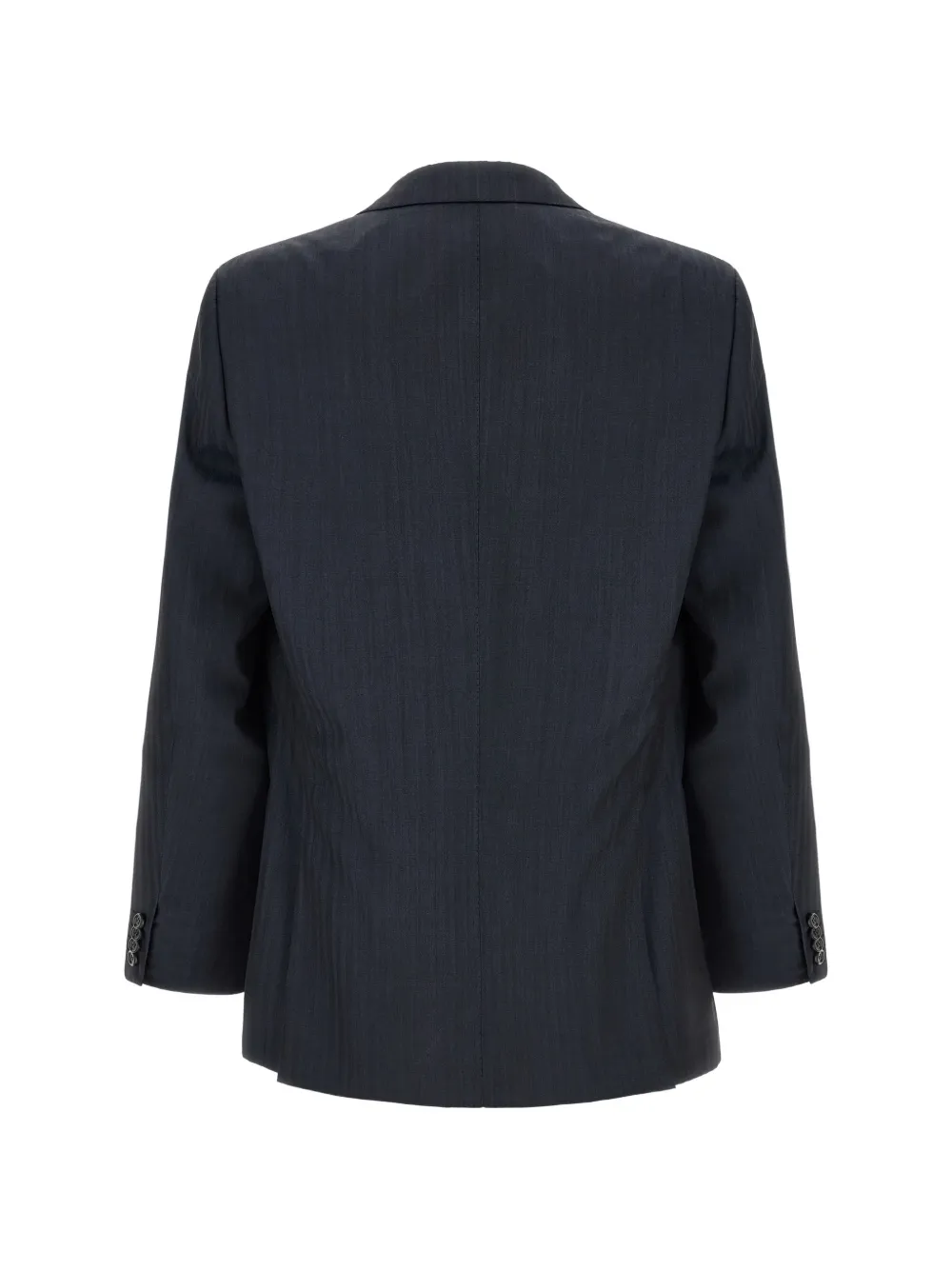 Brioni Brunico wollen pak met krijtstreep Blauw