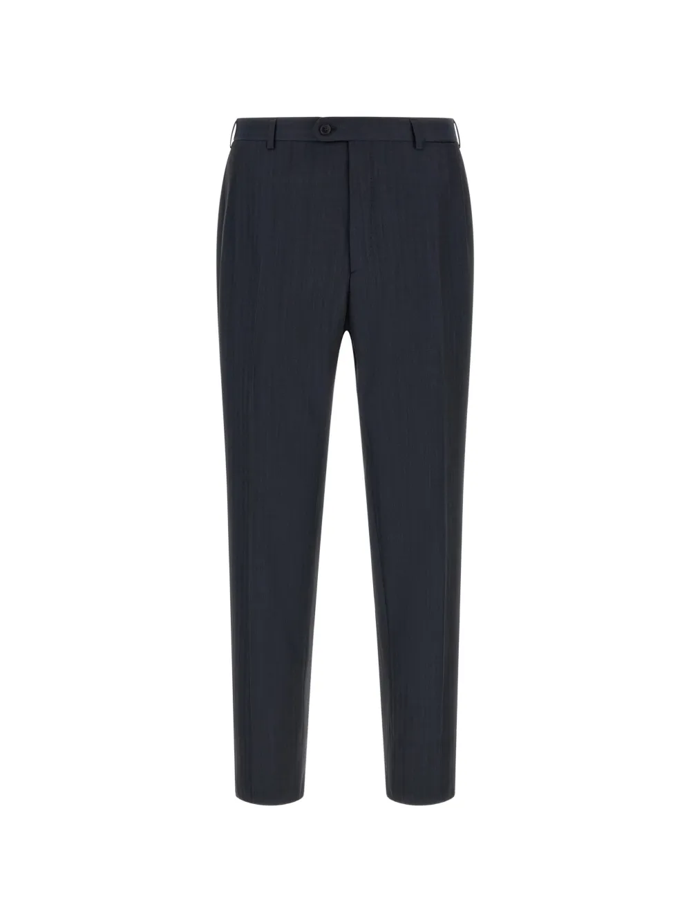 Brioni Brunico wollen pak met krijtstreep Blauw