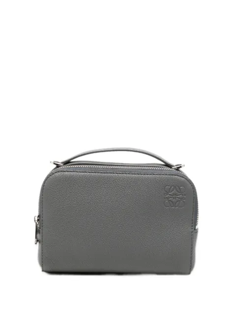 LOEWE Anagram-debossed leather messenger bag