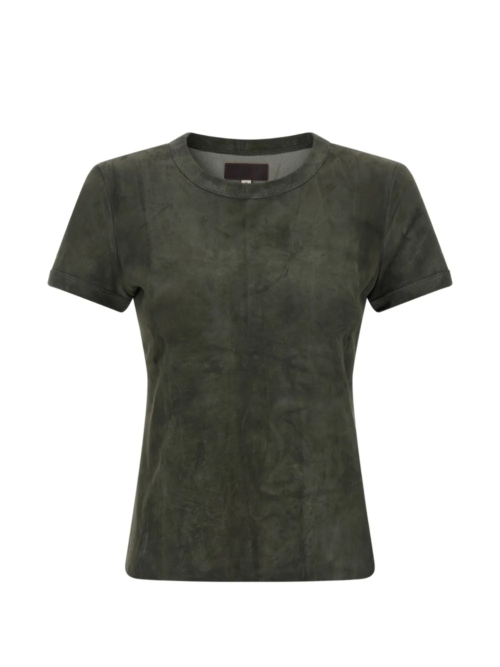 Stouls suede-finish T-shirt - Grau