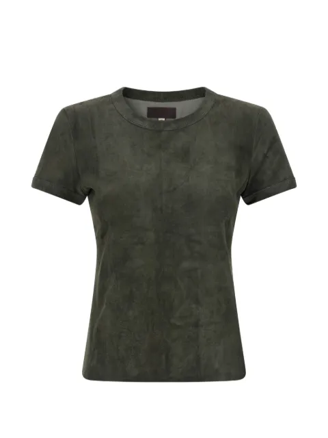 Stouls suede-finish T-shirt