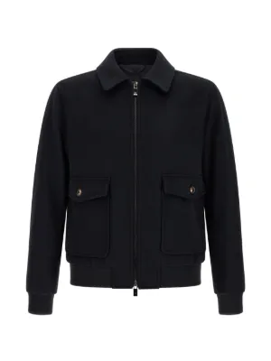 FURSAC Jaqueta Bomber Com Zíper | Azul | FARFETCH BR