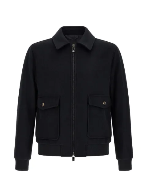 Pal Zileri zip-up wool-blend jacket
