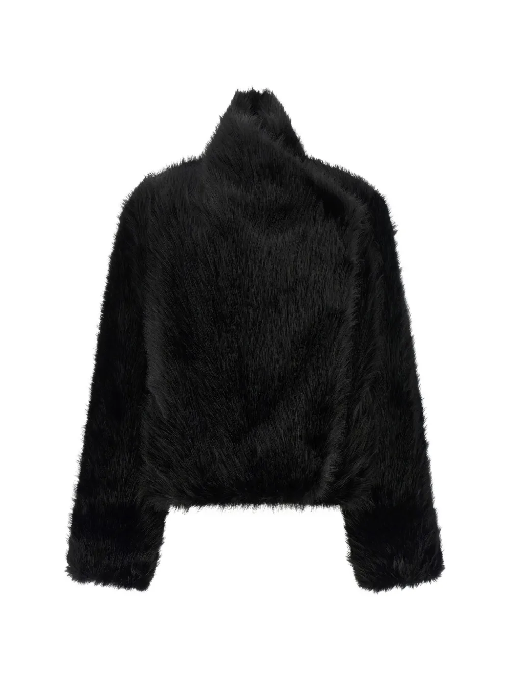 B&B COUTURE Jackie First Jacke aus Faux Fur - Schwarz