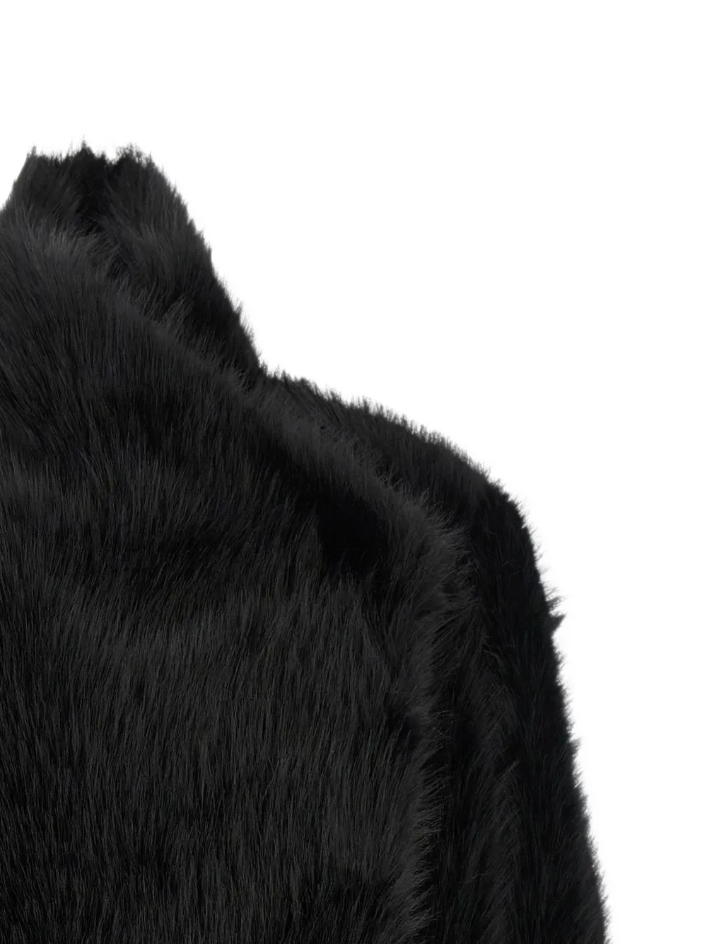 B&B COUTURE Jackie First jack van imitatiebont Zwart