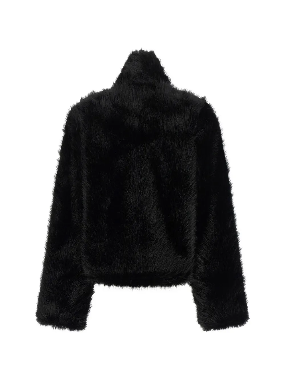 B&B COUTURE Jackie First jack van imitatiebont Zwart