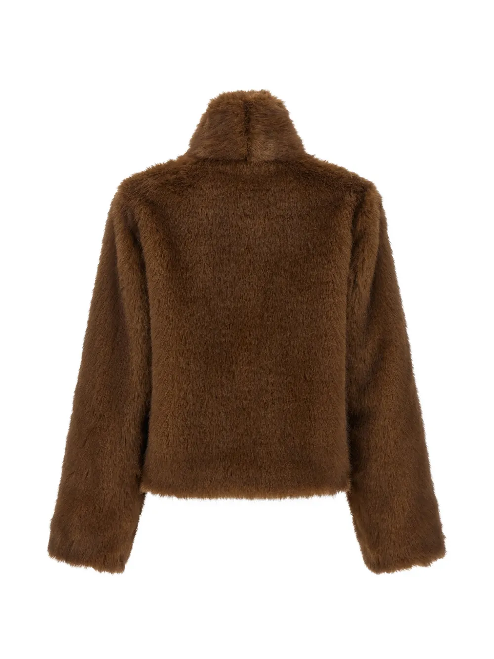 B&B COUTURE Farrah First jas van imitatiebont Bruin