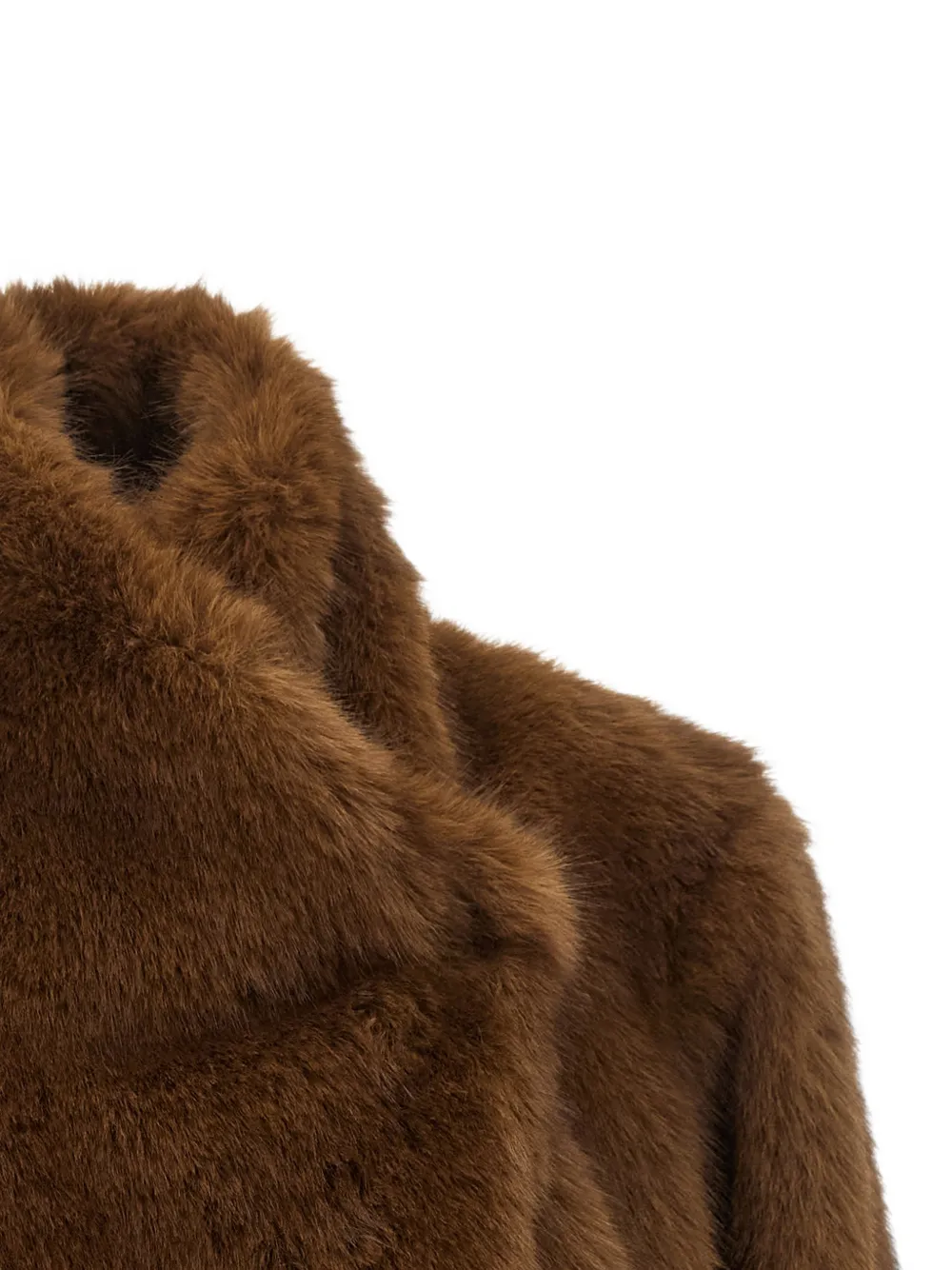 B&B COUTURE Farrah First jas van imitatiebont Bruin
