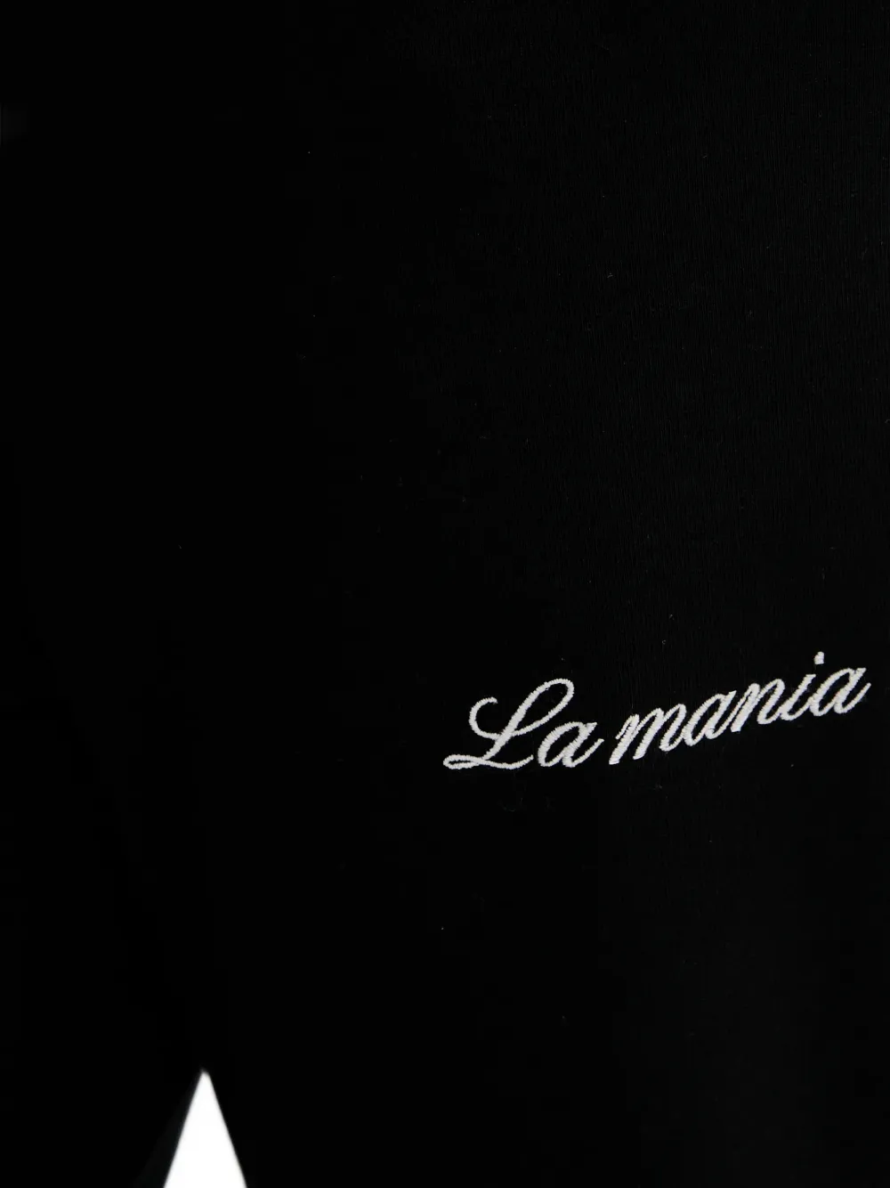 La Mania Ridge trainingsbroek met geborduurd logo Zwart
