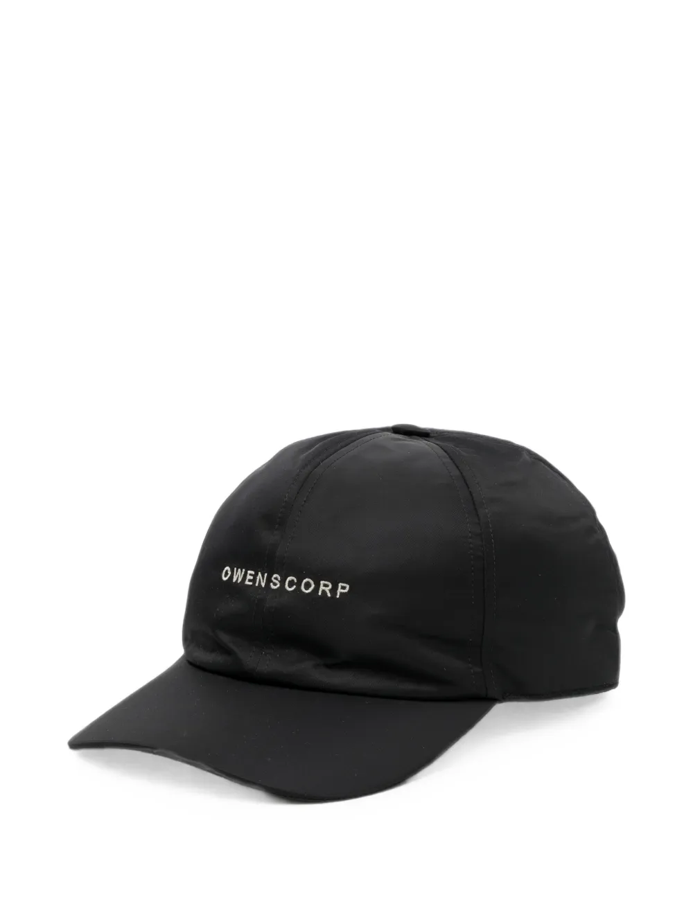 Rick Owens Owenscorp embroidered baseball cap - Nero