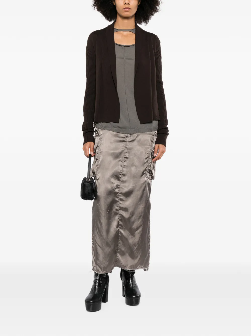 Rick Owens Naska vest Bruin