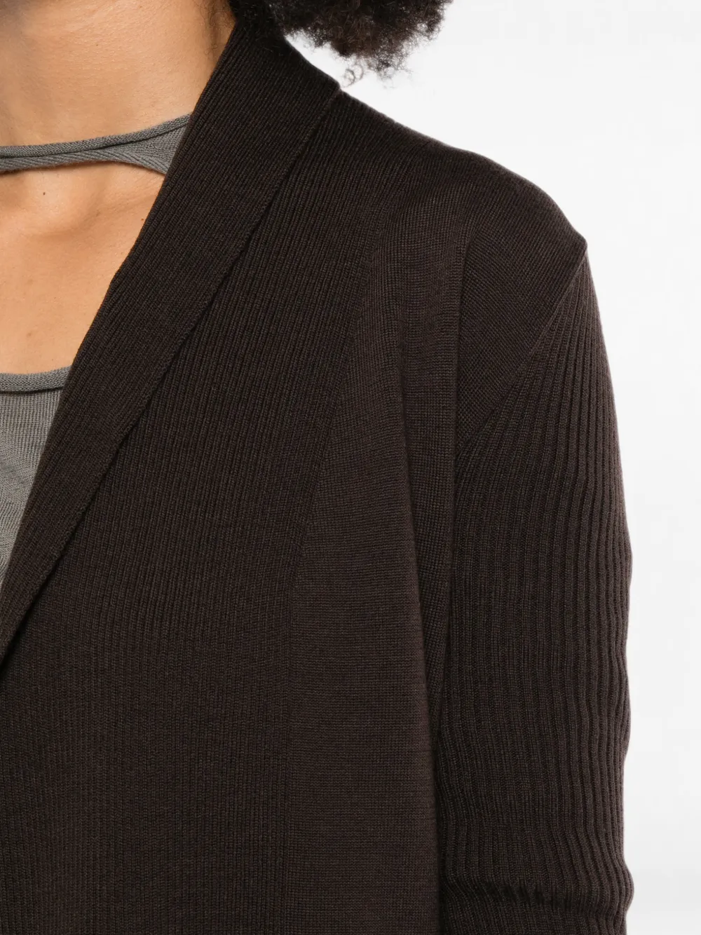Rick Owens Naska vest Bruin