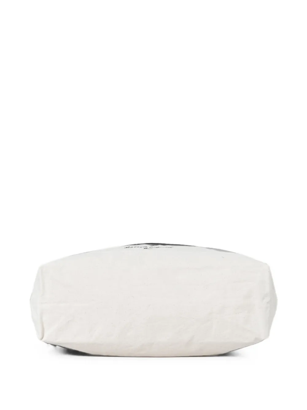 Maison Kitsuné Shopper met vosprint Beige