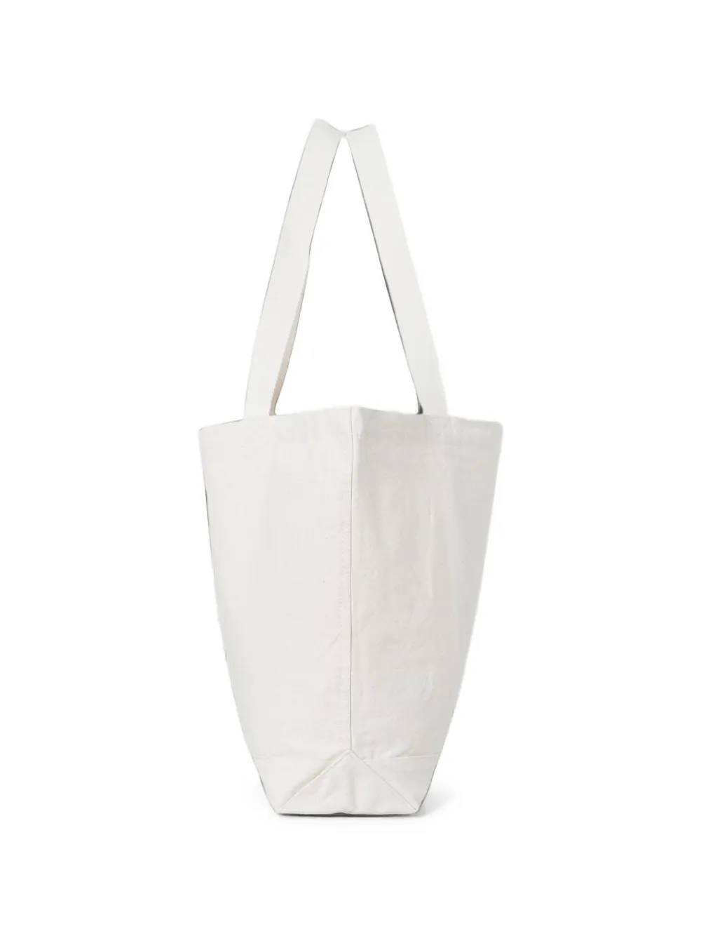 Maison Kitsuné Shopper met vosprint Beige