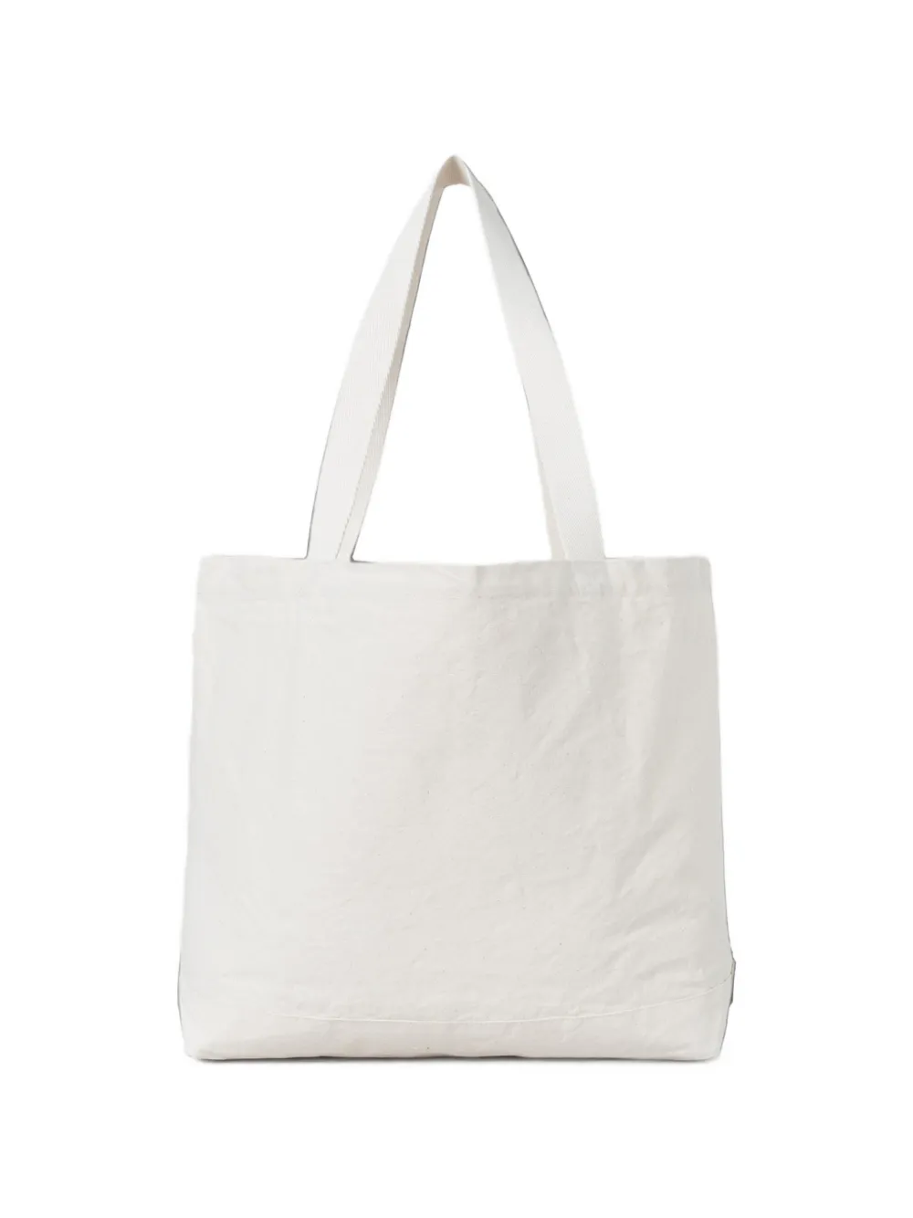 Maison Kitsuné Shopper met vosprint Beige