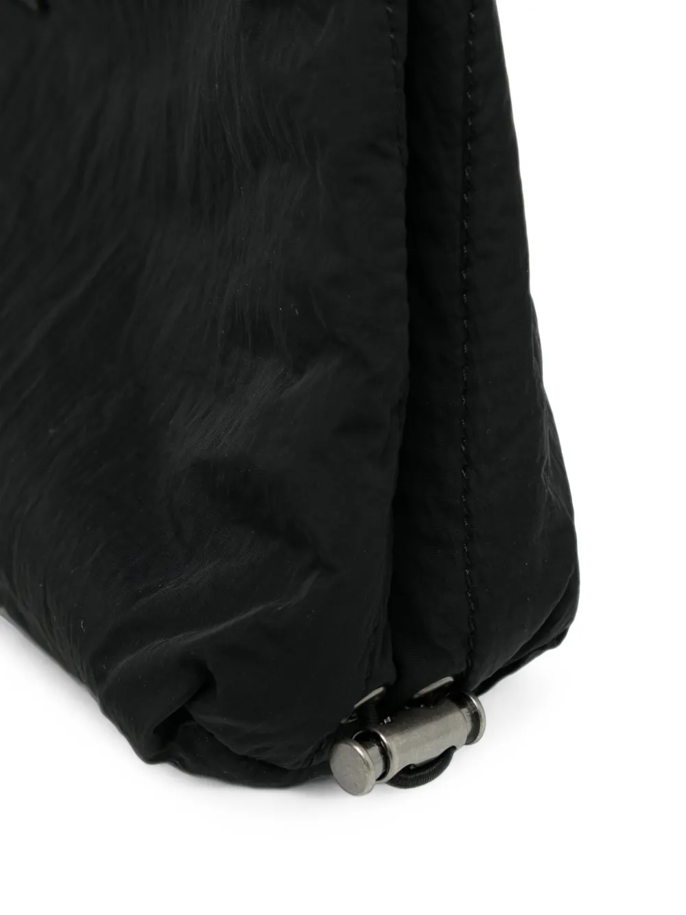 Maison Kitsuné logo-patch messenger bag Zwart