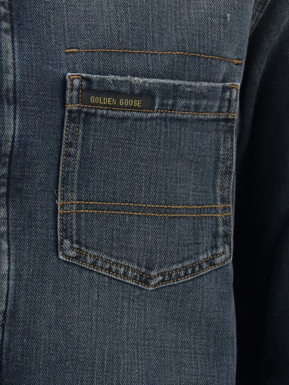 Golden Goose Journey M's boxi overhemd Blauw