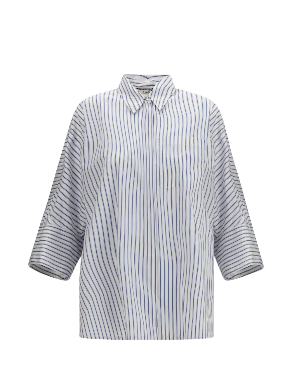 'S Max Mara Camicia Avenue a righe - Bianco