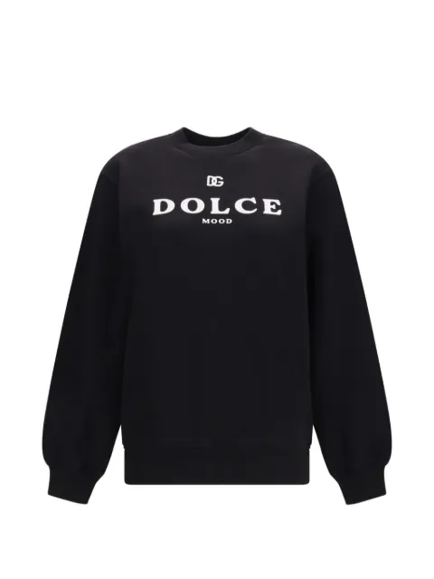 Dolce & Gabbana sudadera con logo estampado