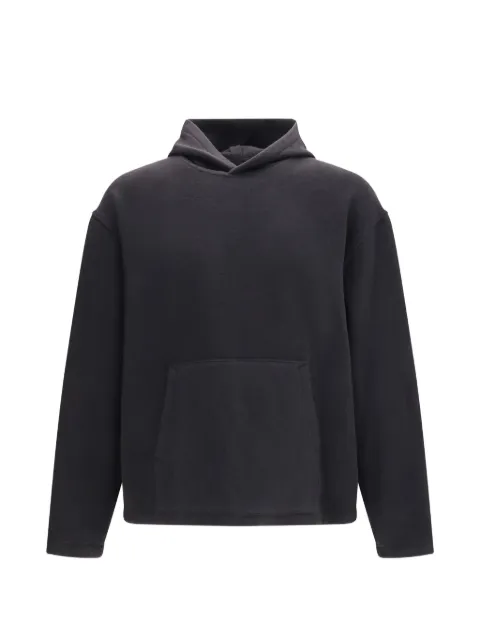 Rier fleece-texture pouch-pocket hoodie