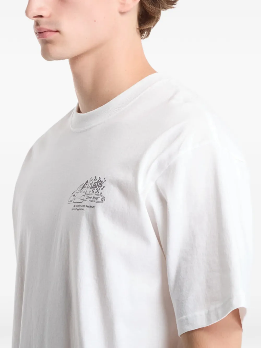 Vans Dirt Trip T-shirt met grafische print Wit