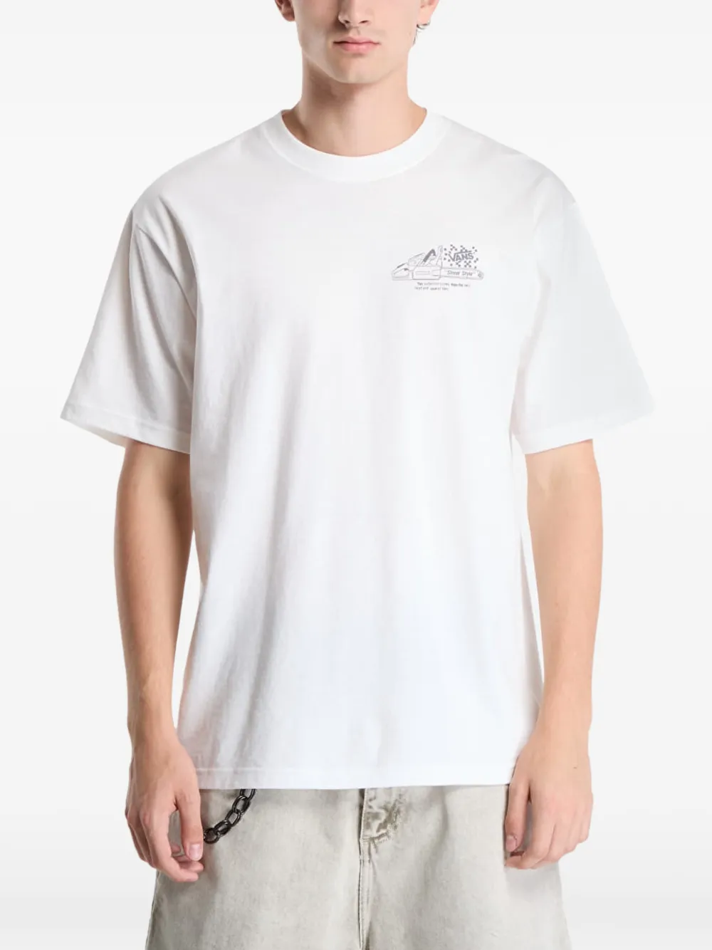 Vans Dirt Trip graphic-print T-shirt - Bianco