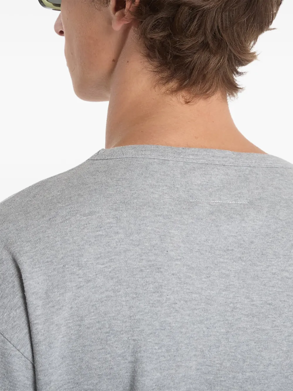 MM6 Maison Margiela T-shirt met grafische print Grijs