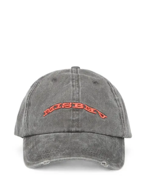 MISBHV logo-embroidered distressed baseball cap