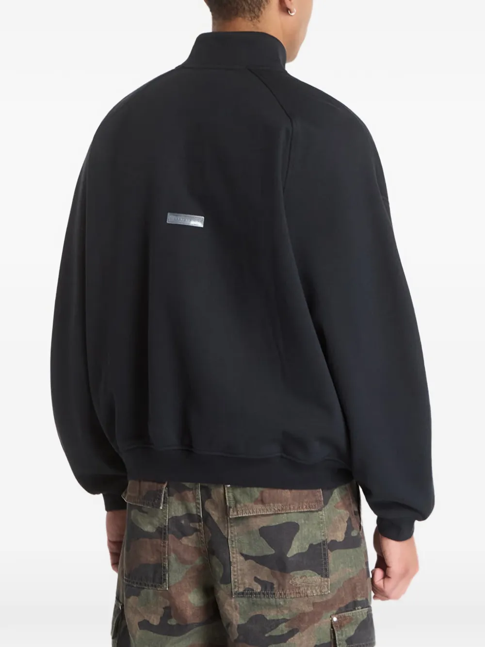 Jordan Flight fleece sweater met halve rits Zwart