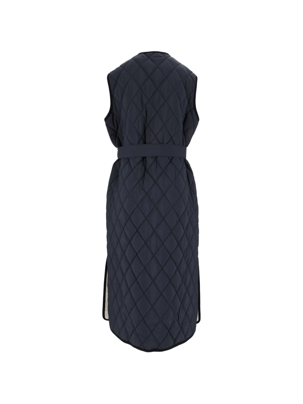 Fabiana Filippi Bodywarmer met ceintuur Blauw