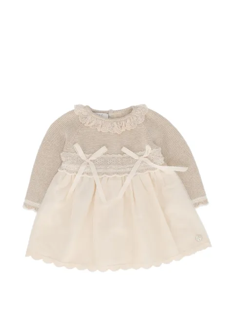 Paz Rodriguez Lua lace-trim dress and bloomers set