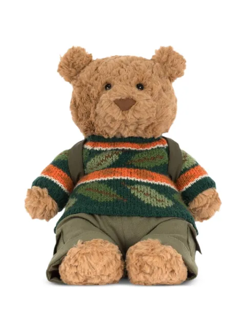 Jellycat Bartholomew Bear hiking outfit toy