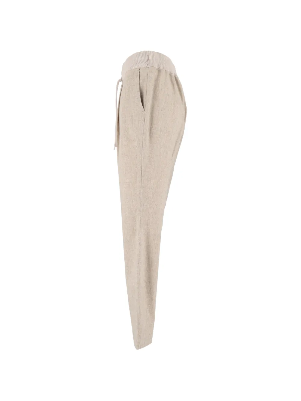Fabiana Filippi Geplooide trainingsbroek Beige