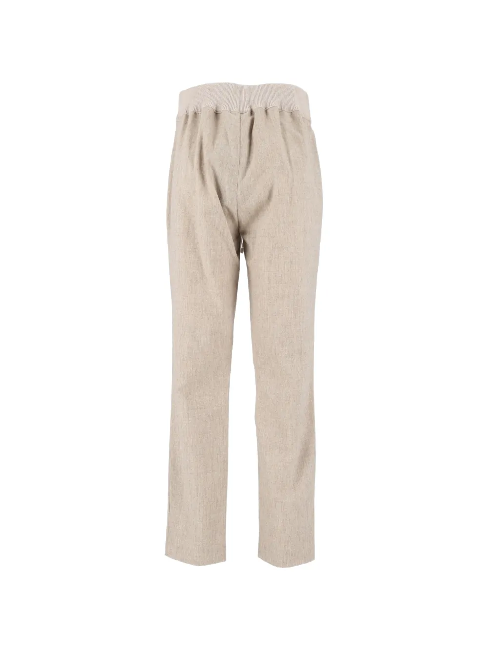 Fabiana Filippi Geplooide trainingsbroek Beige