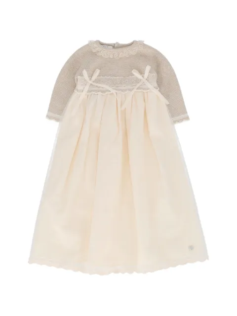 Paz Rodriguez Lua lace-trim knit dress