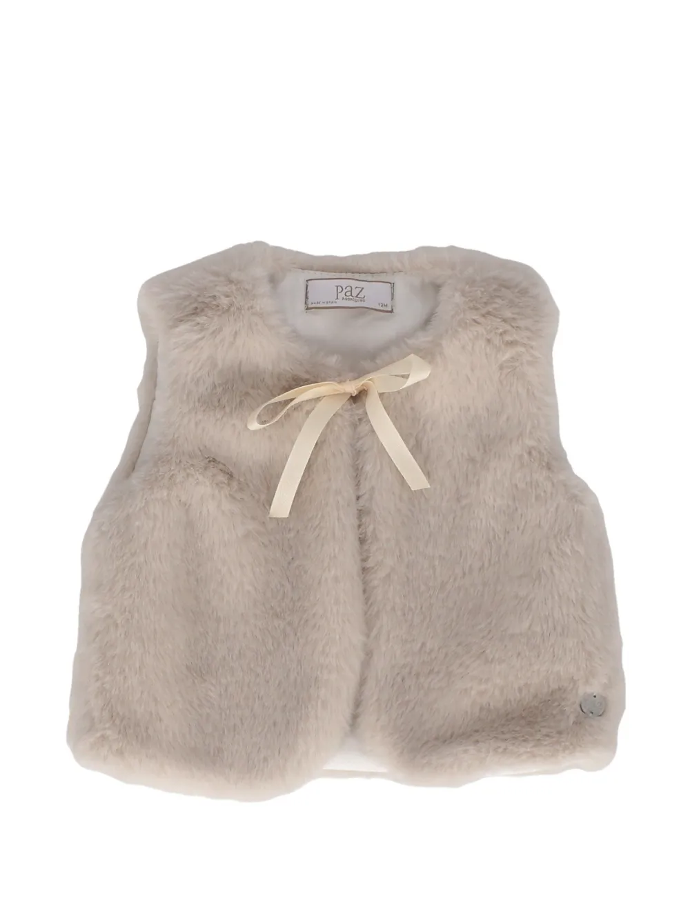 Paz Rodriguez Mel Weste aus Faux Fur - Nude