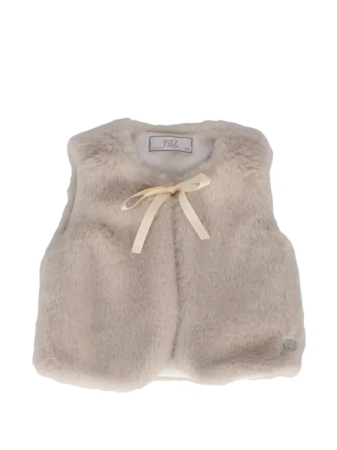 Paz Rodriguez Mel faux-fur waistcoat