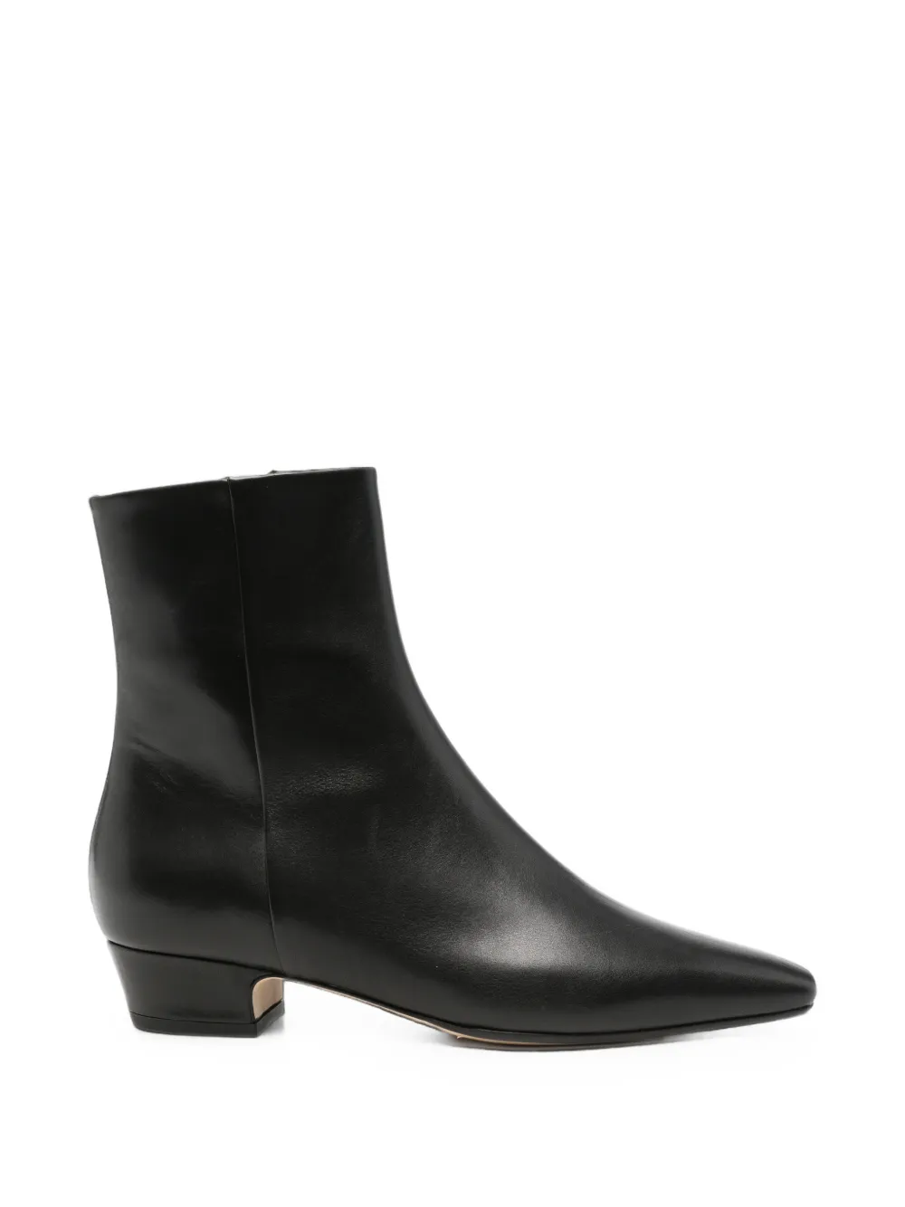 Aeyde pointed-toe leather boots Zwart