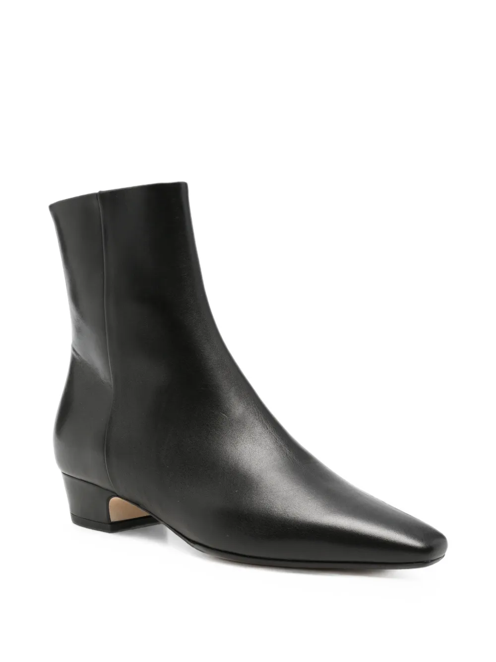 Aeyde pointed-toe leather boots Zwart