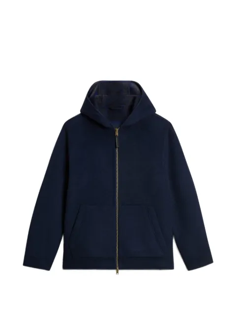 Woolrich double wool hooded jacket