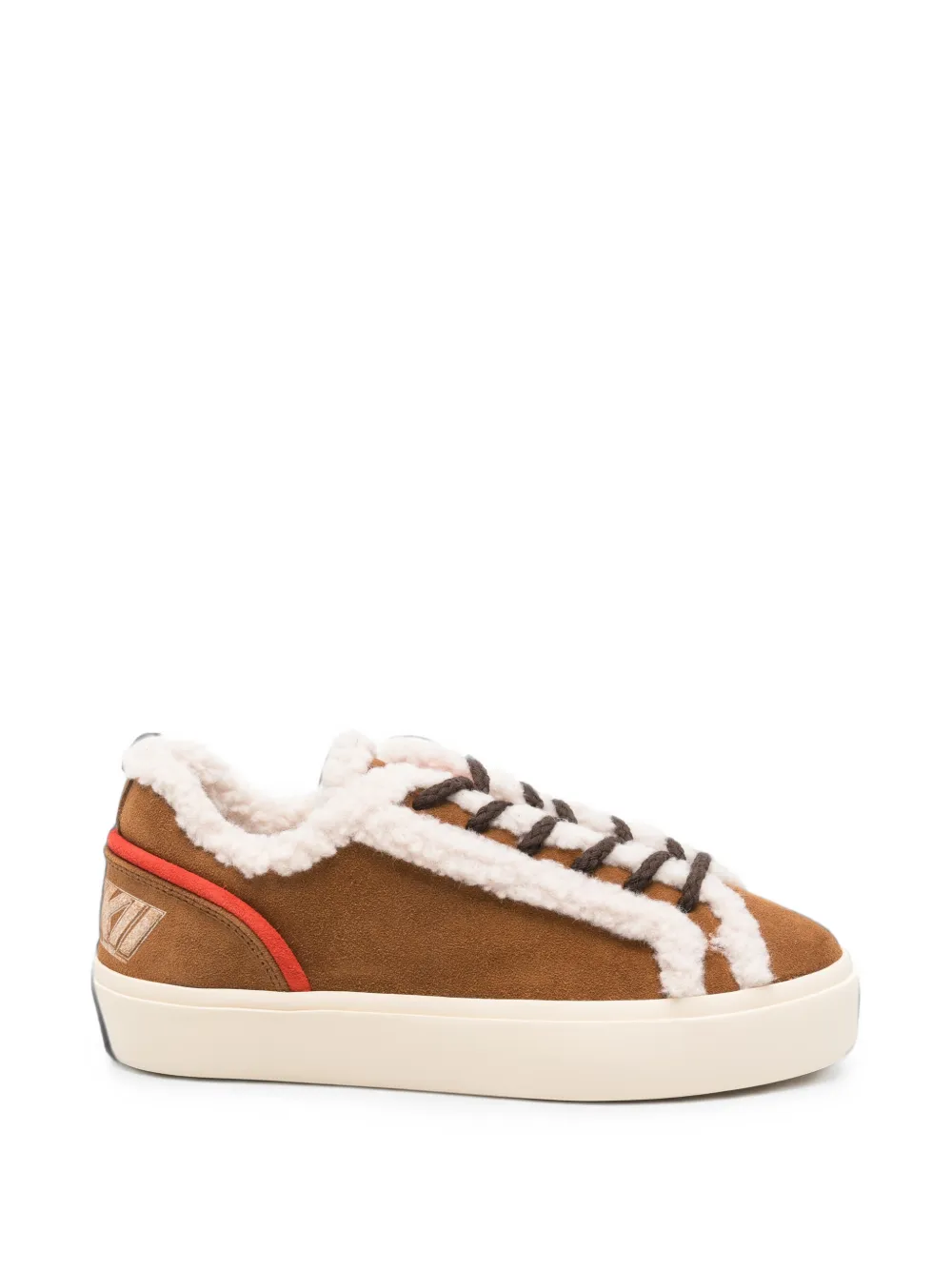 Inuikii Lila shearling-trim sneakers