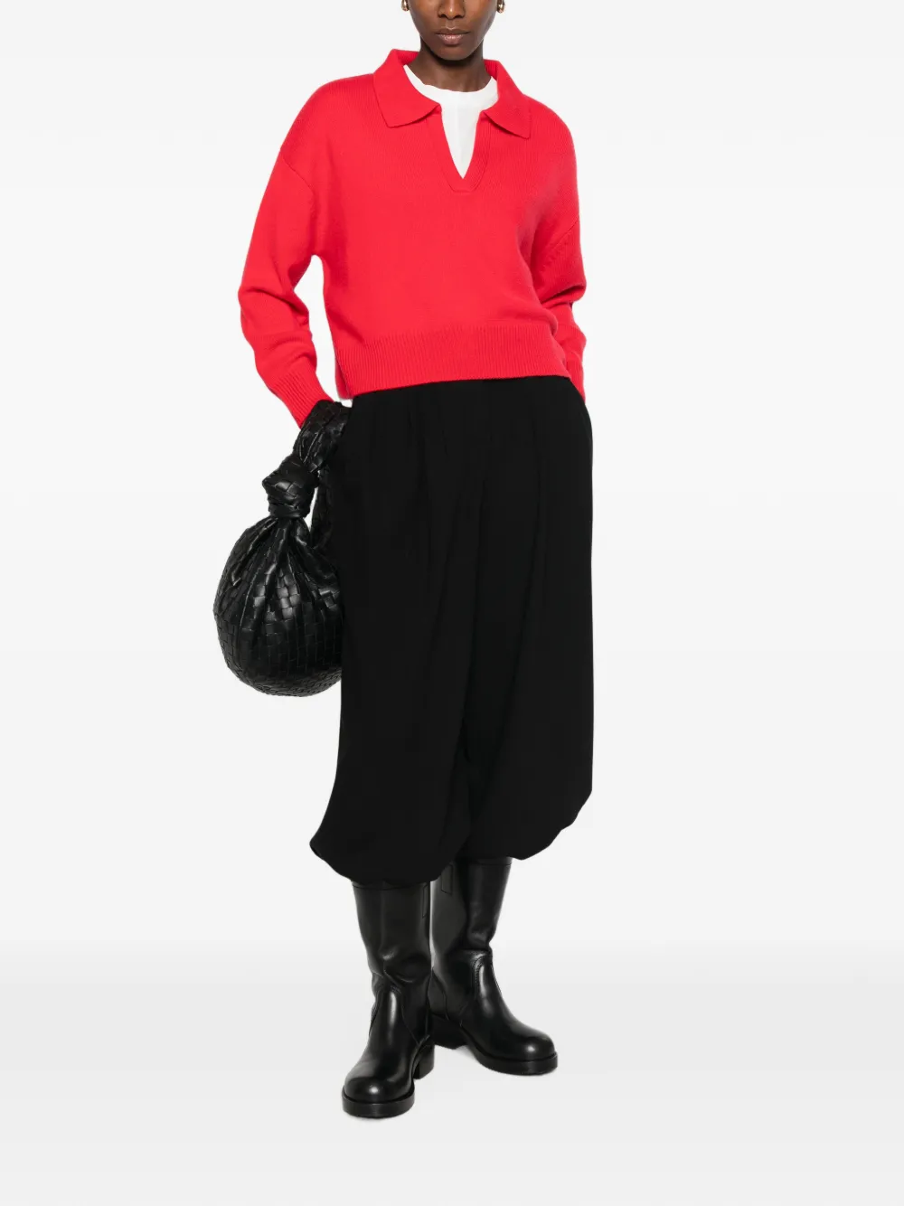 Soft Goat Gebreide trui Rood