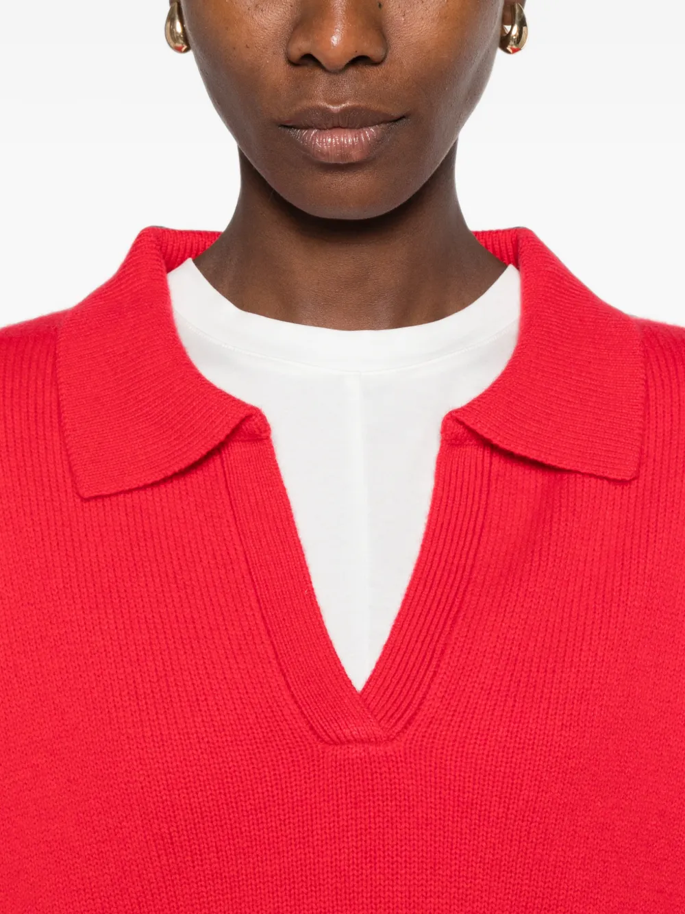 Soft Goat Gebreide trui Rood