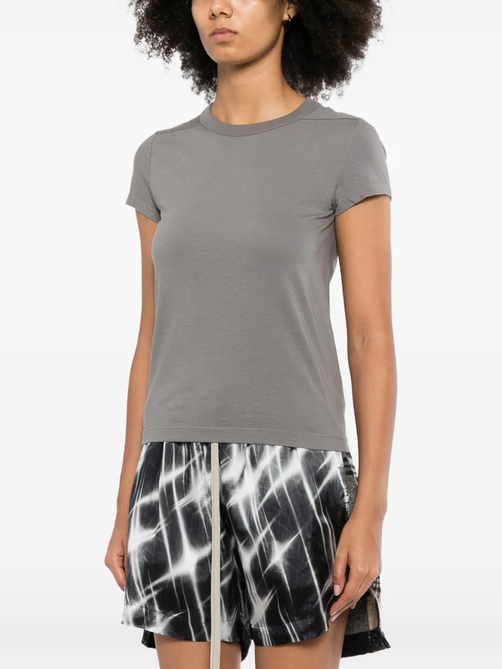 Rick Owens T-shirt met ronde hals Grijs