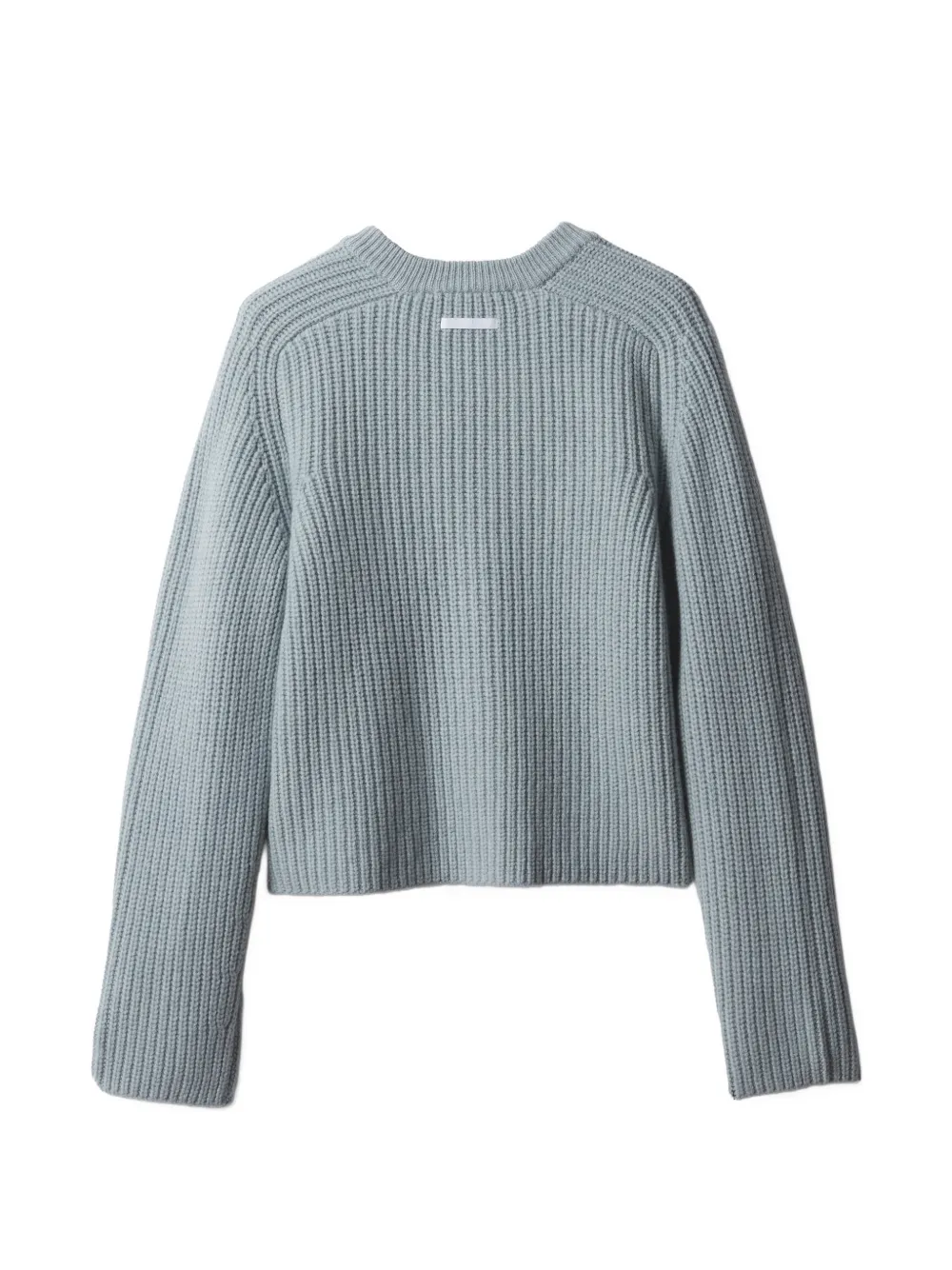 Maison Kitsuné Ribgebreid vest Blauw