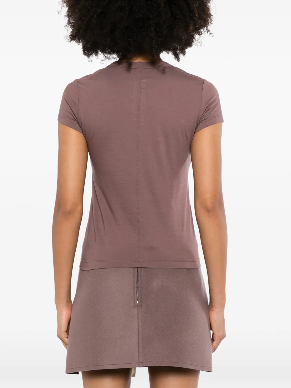 Rick Owens Cropped T-shirt Paars