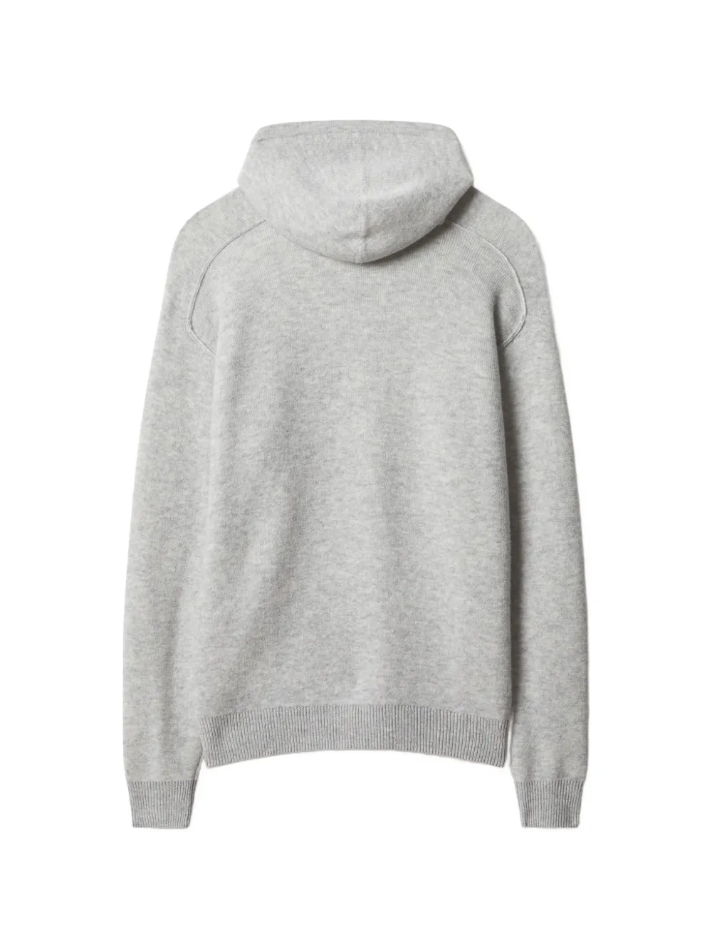 Maison Kitsuné Gebreide hoodie Grijs