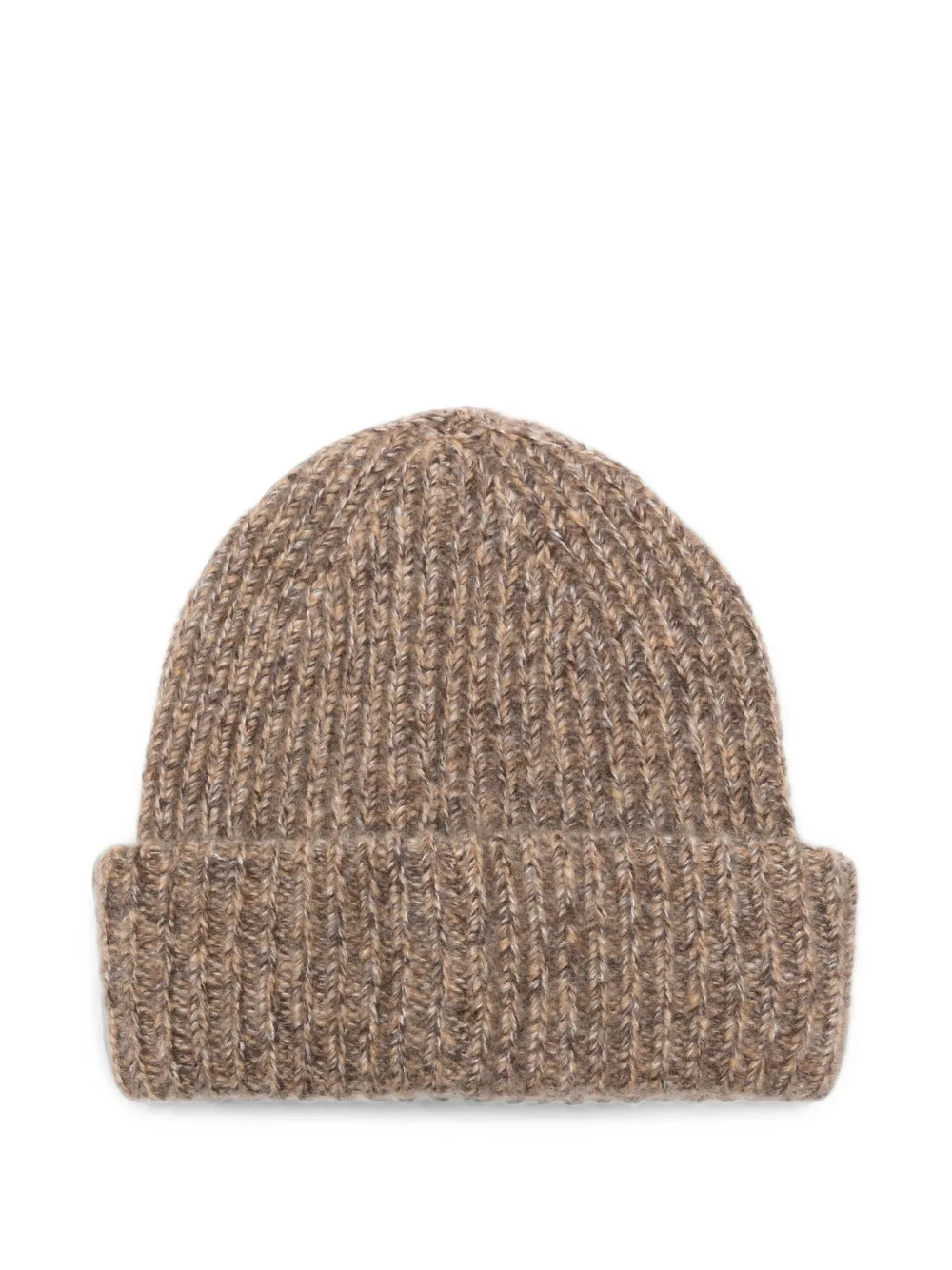Soft Goat Marled ribbed-knit beanie hat